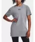 Ženska majica kratkih rukava UNDER ARMOUR W EXTENDED SS NEW 1383429-035 SIVA