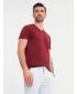 Košulja OMBRE OM-TSBS-0237 KESTEN