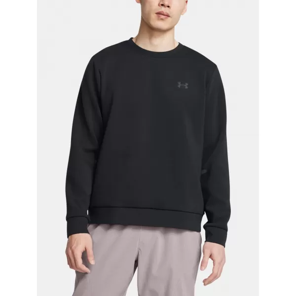  Muški sweatshirt UNDER ARMOUR UNSTOPPABLE FLC CREW EU 1389351-001 CRNA 