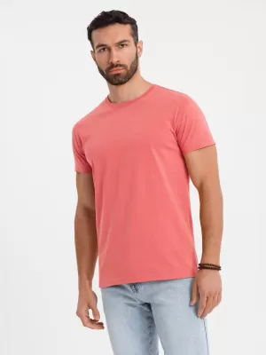 Košulja OMBRE OM-TSBS-0236 KORALJNI
