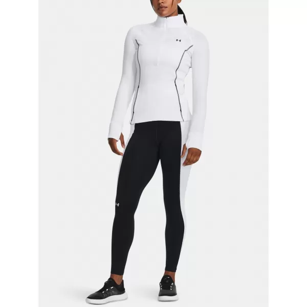  Ženska majica kratkih rukava UNDER ARMOUR TRAIN CW 1/2 ZIP 1379886-100 BIJELA 
