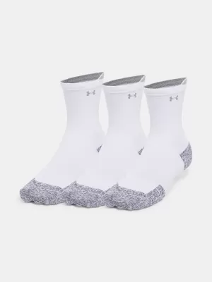 Čarape UNDER ARMOUR AD RUN CUSHION CREW (3 PÁRY) 1387043-101 BIJELA