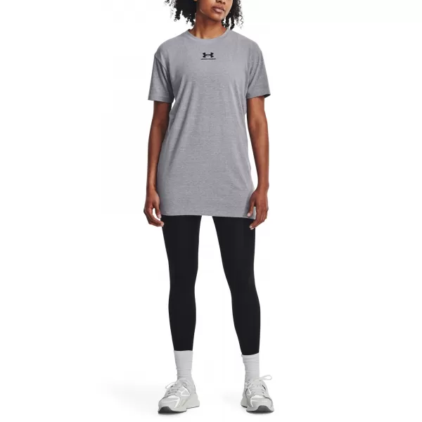 Ženska majica kratkih rukava UNDER ARMOUR W EXTENDED SS NEW 1383429-035 SIVA 