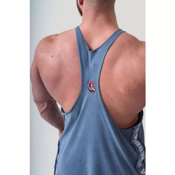  Washed muscle back stringer GOLDEN AGE 791 BLUE Nebbia 