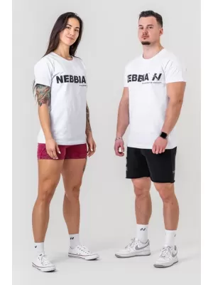 Majica kratkih rukava GYM ESSENTIALS 380 WHITE Nebbia