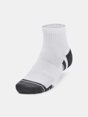 Čarape UNDER ARMOUR PERFORMANCE COTTON 3P QTR 1379528-100 BIJELA
