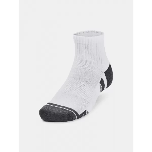  Čarape UNDER ARMOUR PERFORMANCE COTTON 3P QTR 1379528-100 BIJELA 