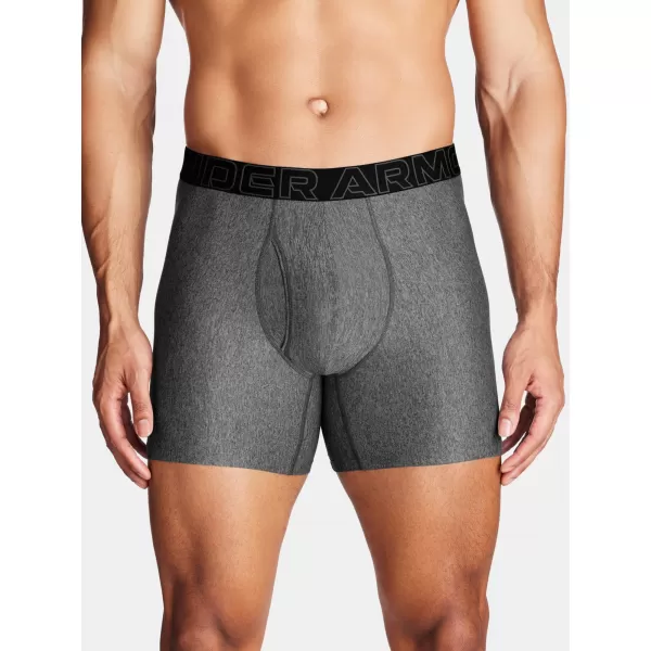  Muške bokserice UNDER ARMOUR M PERF TECH 6IN (1KS) 1383849-025 SIVA 