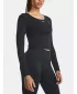 Ženska majica kratkih rukava UNDER ARMOUR TRAIN SEAMLESS LS 1379150-001 CRNA
