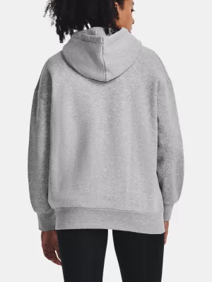 Ženski sweatshirt UNDER ARMOUR ESSENTIAL FLC OS HOODIE 1379495-012 SIVA