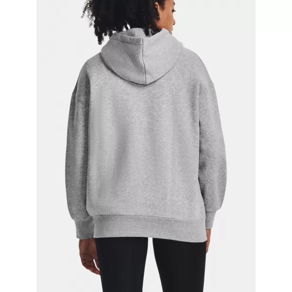  Ženski sweatshirt UNDER ARMOUR ESSENTIAL FLC OS HOODIE 1379495-012 SIVA 