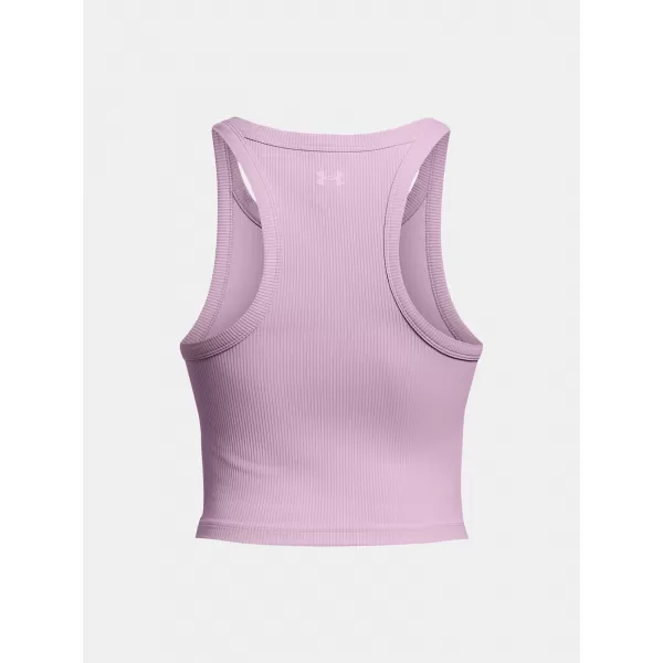  Ženska majica bez rukava UNDER ARMOUR MERIDIAN RIB CROP TANK 1384008-543 LJUBIČASTA 