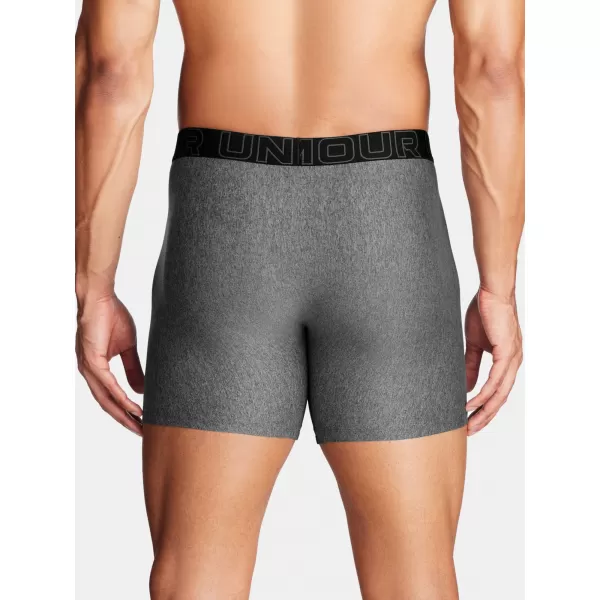  Muške bokserice UNDER ARMOUR M PERF TECH 6IN (1KS) 1383849-025 SIVA 