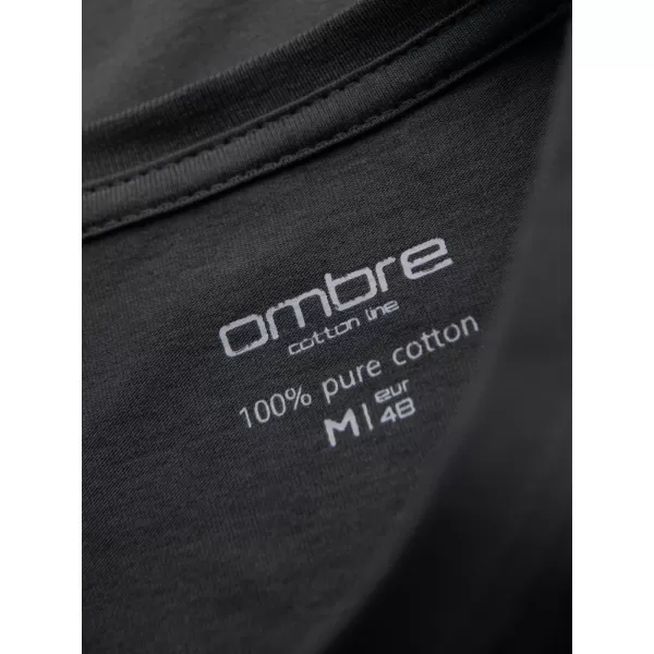  Košulja OMBRE OM-TSBS-0236 GRAFIT 