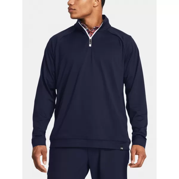 Muški sweatshirt UNDER ARMOUR MIDLAYER QZ LB 1383254-410 PLAVA 