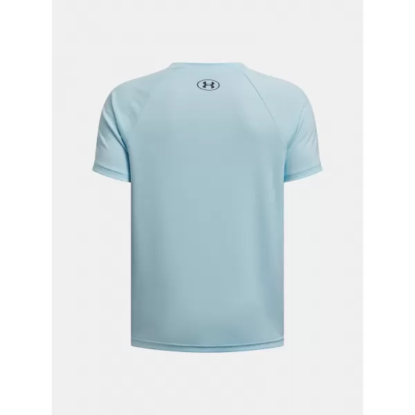  Majica za dječake UNDER ARMOUR TECH SPLIT WORDMARK SS 1383010-494 PLAVA 