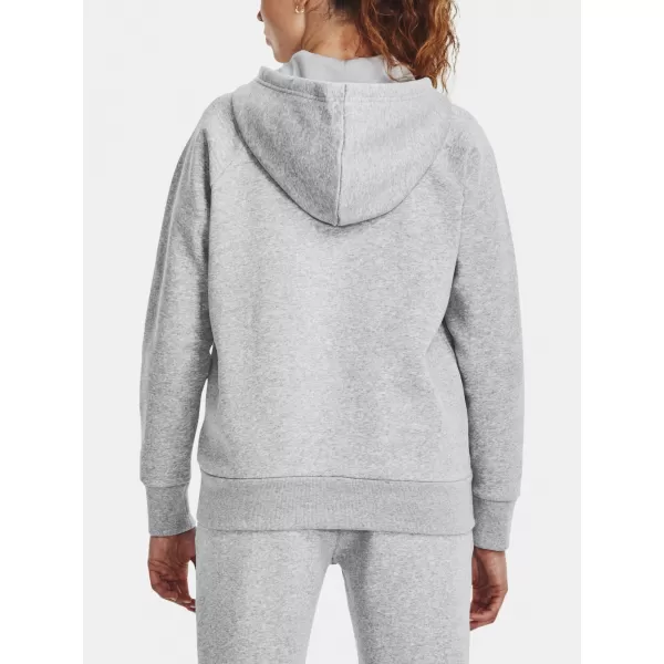  Ženski sweatshirt UNDER ARMOUR RIVAL FLEECE FZ HOODIE 1379497-012 SIVA 