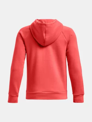 Trenirka za dječake UNDER ARMOUR RIVAL FLEECE BL HOODIE 1379791-690 CRVENA