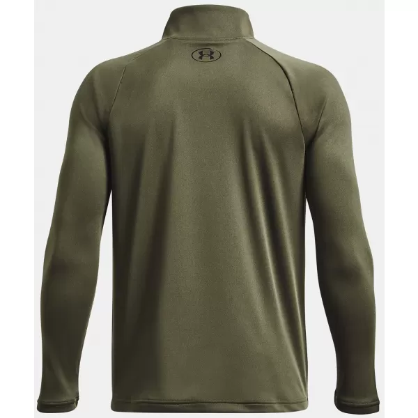  Majica za dječake UNDER ARMOUR TECH 2.0 1/2 ZIP 1363286-390 ZELENA 