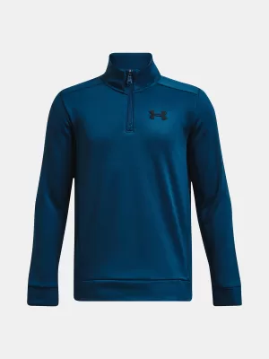 Trenirka za dječake UNDER ARMOUR ARMOUR FLEECE 1/4 ZIP 1373559-426 PLAVA