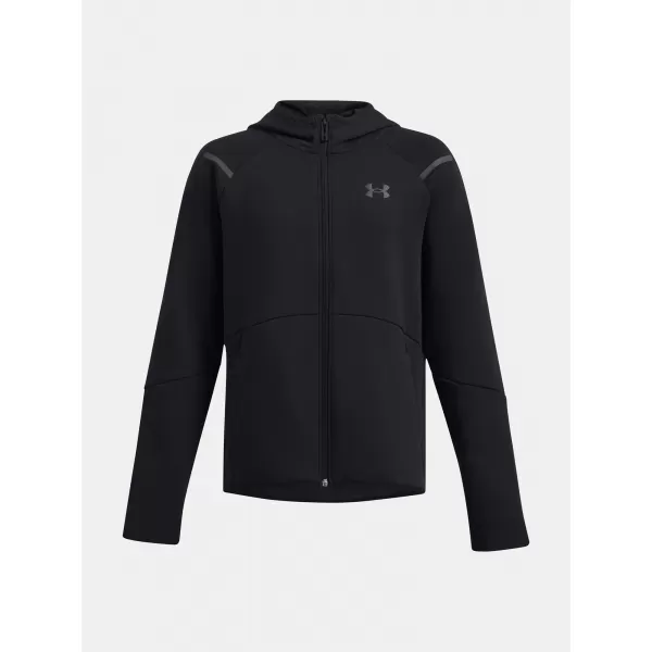  Trenirka za dječake UNDER ARMOUR B UNSTOPPABLE FLC FZ 1386687-001 CRNA 