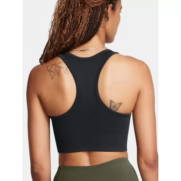  Ženski grudnjak UNDER ARMOUR VANISH SEAMLESS MID BRA 1384419-001 CRNA 