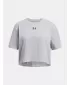 Majica za djevojčice UNDER ARMOUR RIVAL SS 1389755-011 SIVA