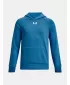 Trenirka za dječake UNDER ARMOUR RIVAL FLEECE HOODIE 1379792-466 PLAVA