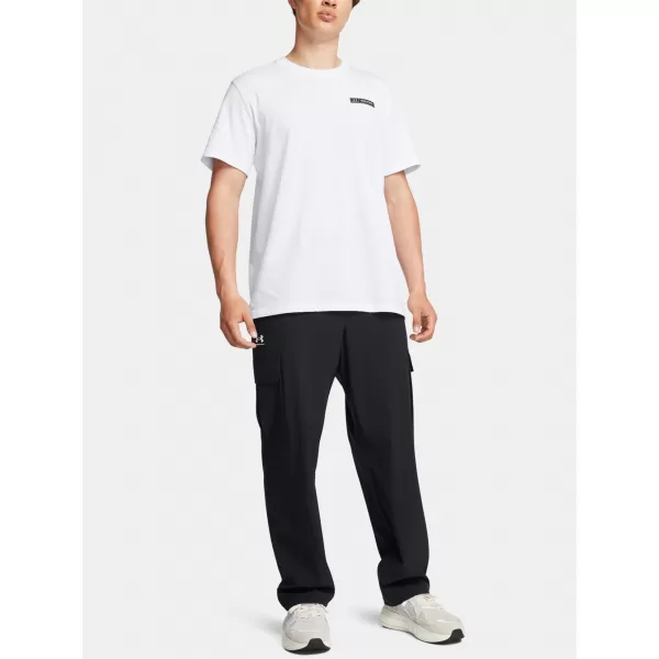  Muške sportske hlače UNDER ARMOUR VIBE WOVEN CARGO PANTS 1386558-001 CRNA 