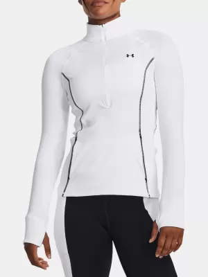Ženska majica kratkih rukava UNDER ARMOUR TRAIN CW 1/2 ZIP 1379886-100 BIJELA