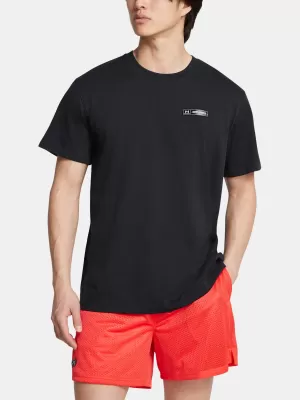 Muška majica kratkih rukava UNDER ARMOUR HW ARMOUR LABEL SS 1382831-001 CRNA