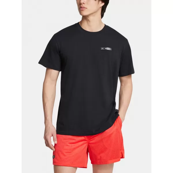  Muška majica kratkih rukava UNDER ARMOUR HW ARMOUR LABEL SS 1382831-001 CRNA 
