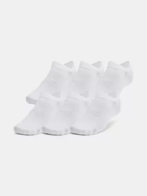Čarape UNDER ARMOUR ESSENTIAL NO SHOW (6 PÁRŮ) 1382611-100 BIJELA