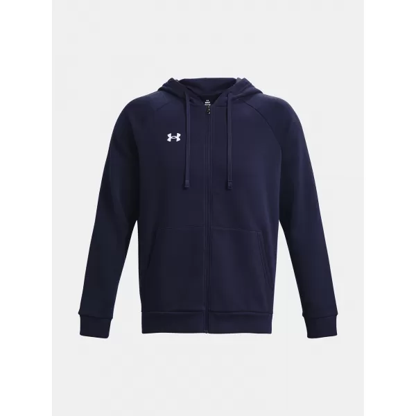  Muški sweatshirt UNDER ARMOUR RIVAL FLEECE FZ HOODIE 1379767-410 PLAVA 