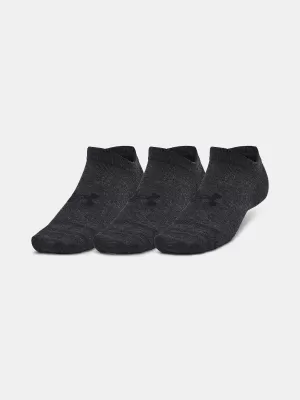 Čarape UNDER ARMOUR ESSENTIAL NO SHOW (3 PÁRY) 1382623-001 CRNA