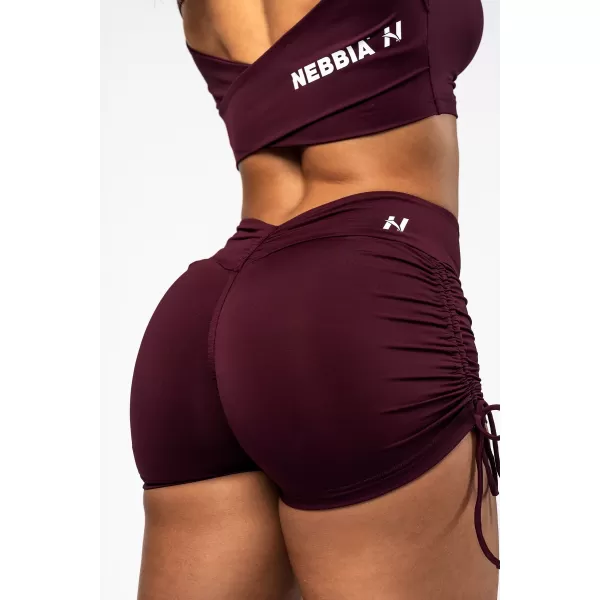  Push-up kratke hlače s vezicama STRONG BEAUTY 429 TAMNOCRVENA Nebbia 
