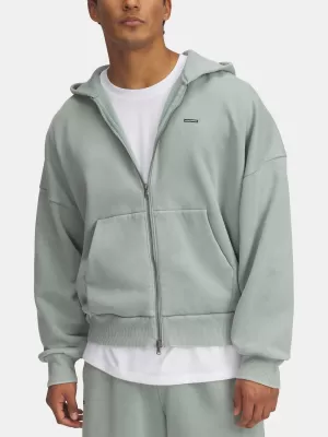 Muški sweatshirt UNDER ARMOUR ICON HWT FLEECE WASH FZ 6000651-348 ZELENA