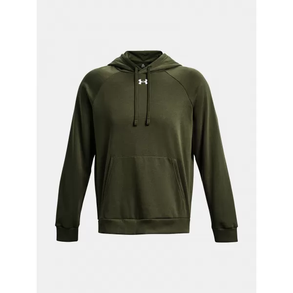  Muški sweatshirt UNDER ARMOUR UA RIVAL FLEECE HOODIE ZELENA 