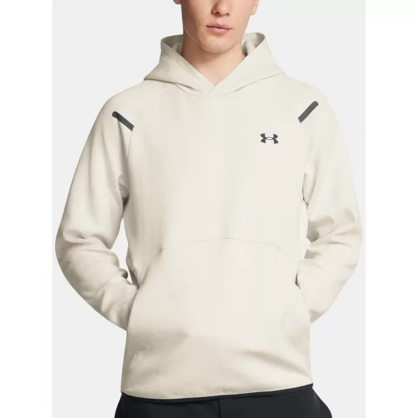  Muški sweatshirt UNDER ARMOUR UNSTOPPABLE FLC HD EU 1389350-110 BIJELA 