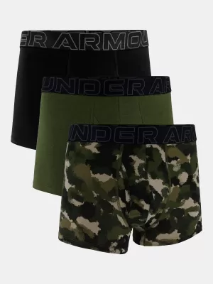 Muške bokserice UNDER ARMOUR M PERF COTTON NOV 3IN 1383892-391 ZELENA