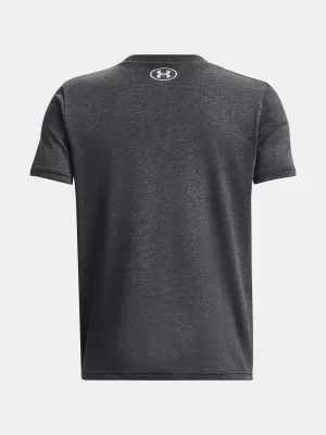 Majica za dječake UNDER ARMOUR B LOGO WORDMARK SS 1380747-001 CRNA