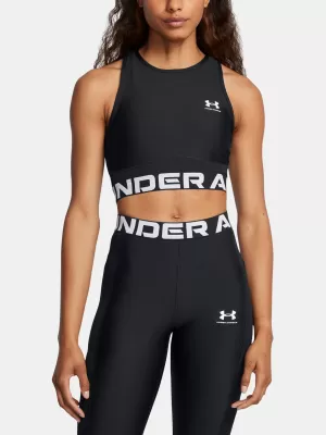 Ženska majica bez rukava UNDER ARMOUR HEATGEAR RIB TANK 1388694-001 CRNA