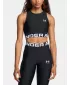 Ženska majica bez rukava UNDER ARMOUR HEATGEAR RIB TANK 1388694-001 CRNA