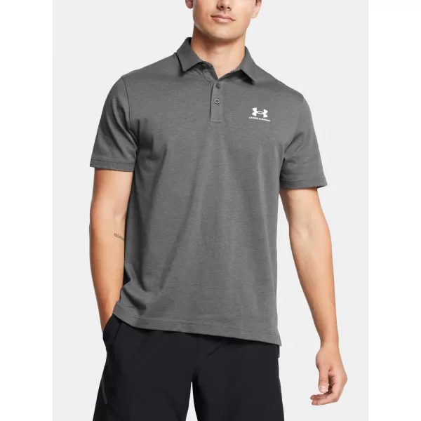  Muška majica kratkih rukava UNDER ARMOUR ICON POLO 1386608-025 SIVA 