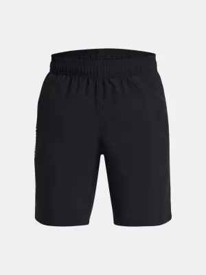 Kratke hlače za dječake UNDER ARMOUR WOVEN WDMK SHORTS 1383341-001 CRNA