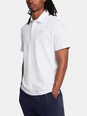 Muška majica kratkih rukava UNDER ARMOUR ICON POLO 1386608-100 BIJELA