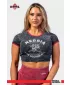 Isprana Crop-Top majica GOLDEN AGE 782 BLACK Nebbia