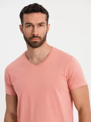 Košulja OMBRE OM-TSBS-0237 RUŽIČASTI