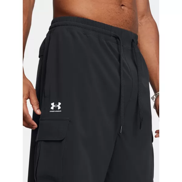  Muške kratke hlače UNDER ARMOUR VIBE WOVEN CARGO SHORT 1386560-001 CRNA 