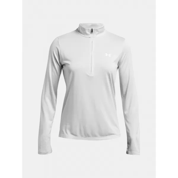  Ženski sweatshirt UNDER ARMOUR TECH 1/2 ZIP- TWIST 1384225-014 SIVA 